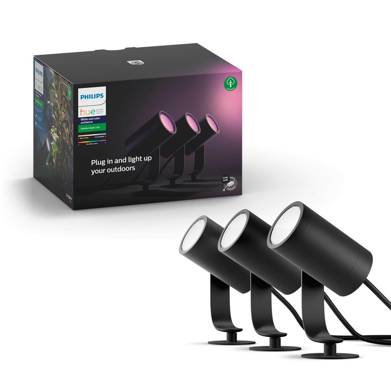 Philips Hue White and Color Ambiance Lily-spot (3-pack)-PHILIPS NEDERLAND (verlichting)-Bouwhof shop (6156010717360)