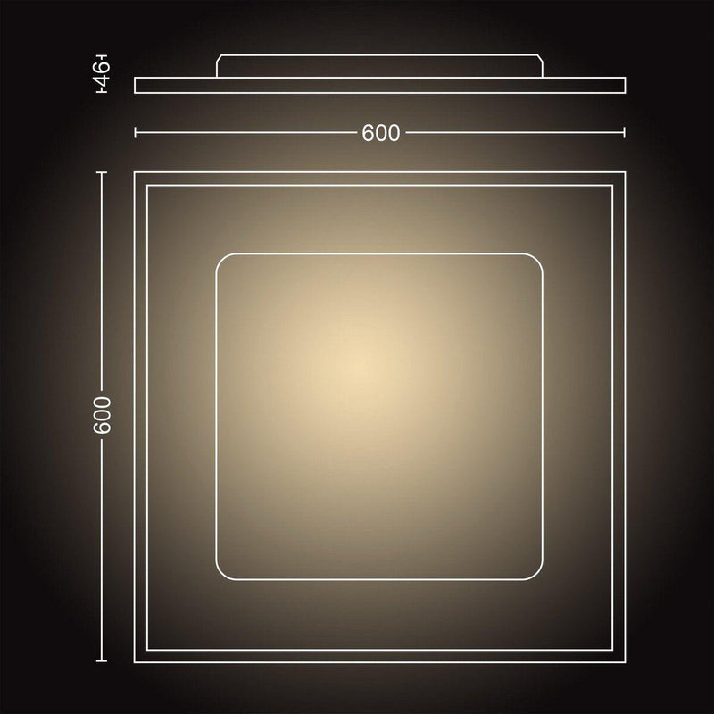 Aurelle Hue Panel SQ 46.5W ceiling lamp-PHILIPS NEDERLAND [BO] (verlichting)-Bouwhof shop (7026965577904)