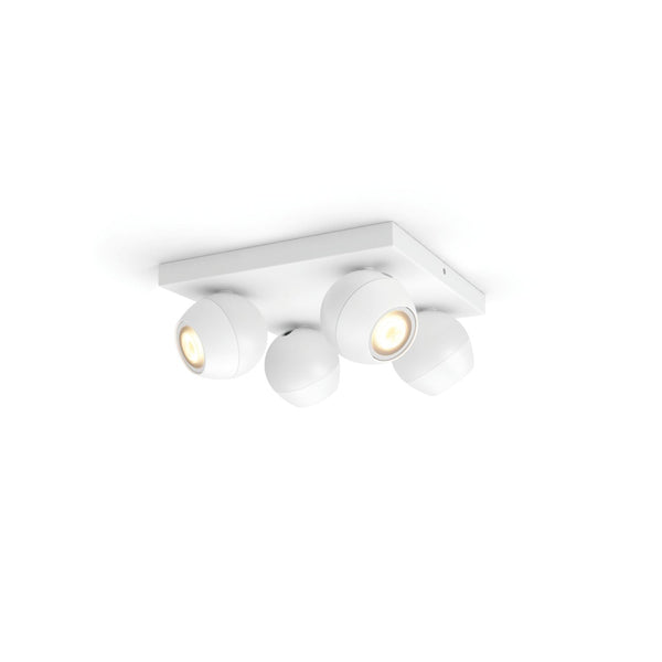 Philips Hue Buckram Opbouwspot- wit- 4x5W-PHILIPS NEDERLAND [BO] (verlichting)-Bouwhof shop (7034087964848)