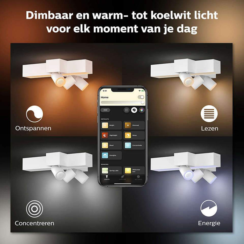 Philips Hue White and Color Ambiance Centris Cross - wit-PHILIPS NEDERLAND (verlichting)-Bouwhof shop (6144885260464)