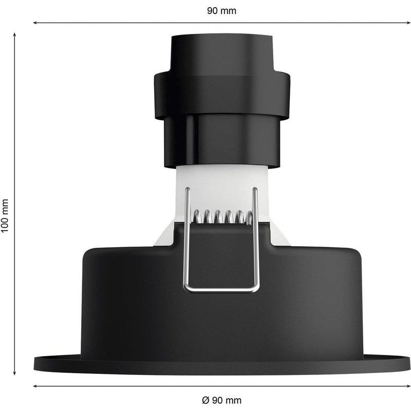 Philips Hue Centura inbouwspot - wit en gekleurd wit - 3-pack - zwart - rond-PHILIPS NEDERLAND [BO] (verlichting)-Bouwhof shop (6933749498032)
