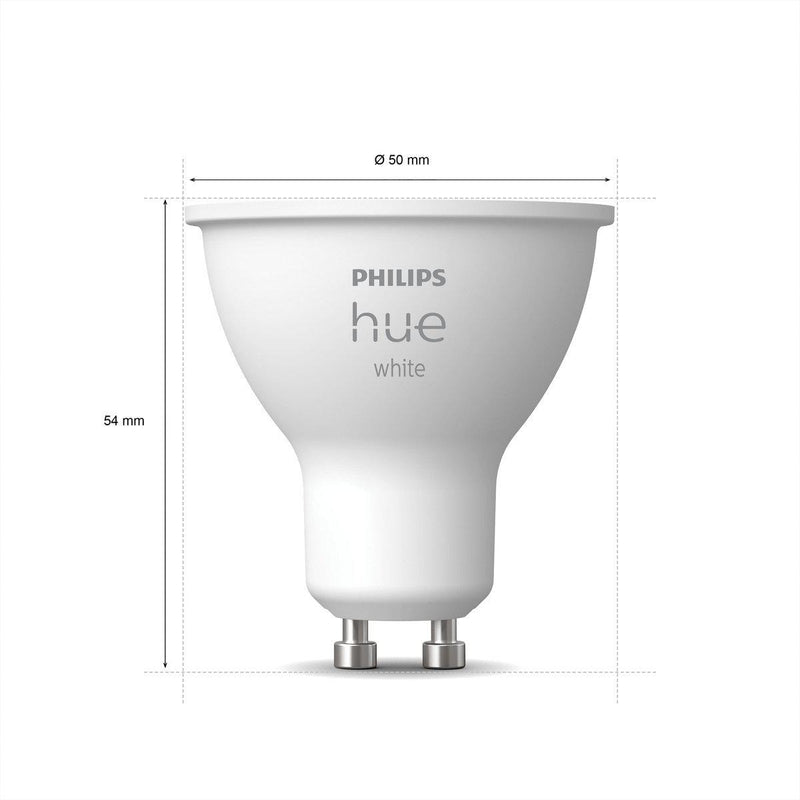 Philips Hue spot - warmwit licht - 1-pack - GU10-PHILIPS NEDERLAND [BO] (verlichting)-Bouwhof shop (6933749039280)