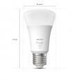 Philips Hue standaardlamp - warmwit licht - 1-pack - E27 - 1100lm-PHILIPS NEDERLAND [BO] (verlichting)-Bouwhof shop (6933747597488)