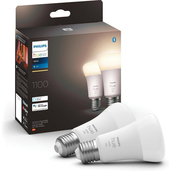 Philips Hue standaardlamp - warmwit licht - 2-pack - E27 - 1100lm-PHILIPS NEDERLAND [BO] (verlichting)-Bouwhof shop (6933747728560)