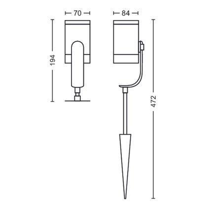 Hue Outdoor WCA Lily 24v spot - Uitbreiding-PHILIPS NEDERLAND (verlichting)-Bouwhof shop (6627217277104)