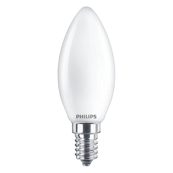 Philips LED Kaars E14 Mat 40W Dimbaar Warm Wit Licht-PHILIPS NEDERLAND [BO] (lichtbronnen)-Bouwhof shop (7001166414000)