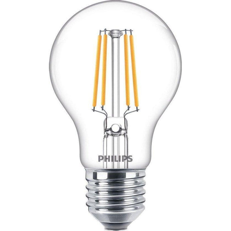 Philips LED Lamp E27 Transparant 40W Warm Wit Licht (3 stuks)-PHILIPS NEDERLAND (lichtbronnen)-Bouwhof shop (6651536015536)