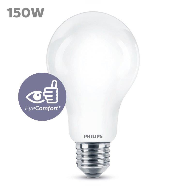 Philips LED Lamp Mat 150W E27 Warm Wit Licht-PHILIPS NEDERLAND (lichtbronnen)-Bouwhof shop (6147894575280)