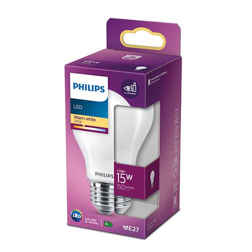 PHILIPS LED LAMP E27 MAT 15W WARM WIT LICHT-PHILIPS NEDERLAND (lichtbronnen)-Bouwhof shop (6147894444208)