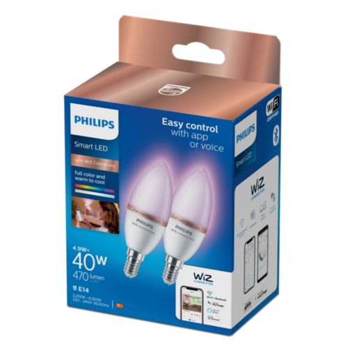 Philips PHI LED Kaarslamp - gekleurd-PHILIPS NEDERLAND [BO] (lichtbronnen)-Bouwhof shop (7067471347888)