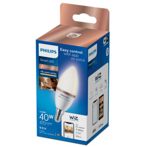 Philips PHI LED Kaarslamp - warm wit-PHILIPS NEDERLAND [BO] (lichtbronnen)-Bouwhof shop (7067471413424)