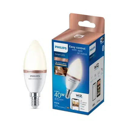 Philips PHI LED Kaarslamp - warm wit (7067471413424)