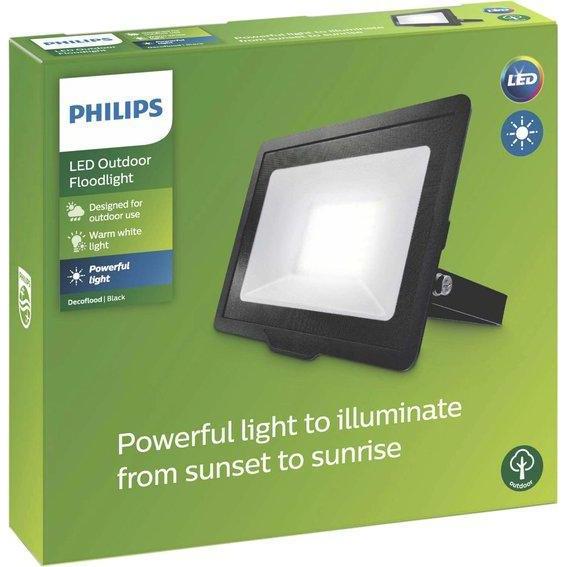 PHILIPS DECOFLOOD FLOODLIGHT BLACK 1X20W-PHILIPS NEDERLAND (verlichting)-Bouwhof shop (6156012060848)