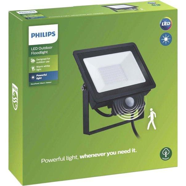 PHILIPS DECOFLOOD FLOODLIGHT IR BLACK 1X50W-PHILIPS NEDERLAND (verlichting)-Bouwhof shop (6156012159152)