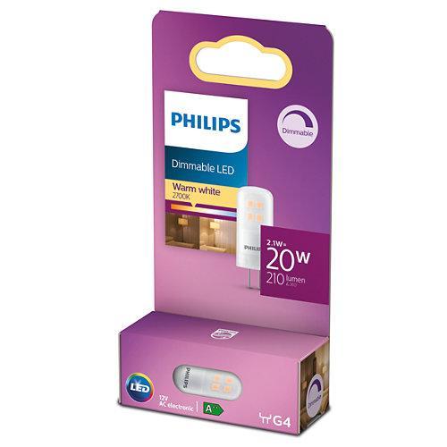 PHILIPS LED CAPSULE G4 20W DIMBAAR WARM WIT LICHT-PHILIPS NEDERLAND (lichtbronnen)-Bouwhof shop (6147890020528)