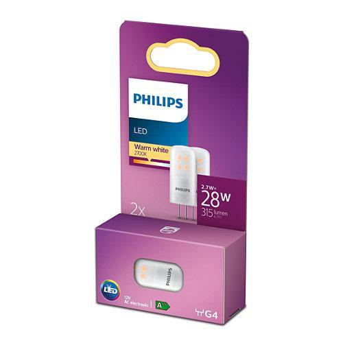 PHILIPS LED CAPSULE G4 28W WARM WIT LICHT (2 STUKS)-PHILIPS NEDERLAND (lichtbronnen)-Bouwhof shop (6147894870192)