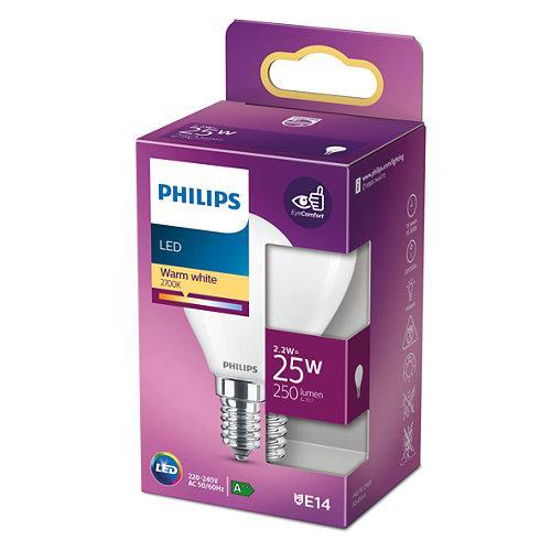 PHILIPS LED KOGELLAMP E14 MAT 25W WARM WIT LICHT-PHILIPS NEDERLAND (lichtbronnen)-Bouwhof shop (6147893166256)