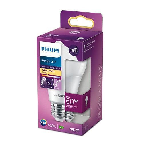 PHILIPS LED LAMP E27 MAT 60W WARM WIT LICHT-PHILIPS NEDERLAND (lichtbronnen)-Bouwhof shop (6147893690544)