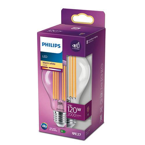 PHILIPS LED LAMP E27 TRANSPARANT 120W WARM WIT LICHT-PHILIPS NEDERLAND (lichtbronnen)-Bouwhof shop (6147894018224)