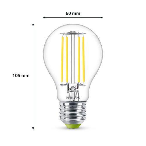 Philips led lamp transparant - 40 w - e27 - koelwit licht-PHILIPS NEDERLAND [BO] (lichtbronnen)-Bouwhof shop (6964068942000)