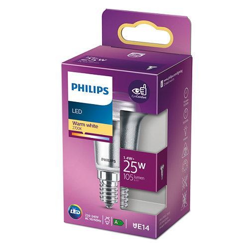 PHILIPS LED REFLECTOR E14 TRANSPARANT 25W WARM WIT LICHT-PHILIPS NEDERLAND (lichtbronnen)-Bouwhof shop (6147891462320)