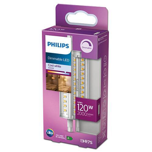 PHILIPS LED STAAFLAMP R7S 120W DIMBAAR KOEL WIT LICHT-PHILIPS NEDERLAND (lichtbronnen)-Bouwhof shop (6147889692848)