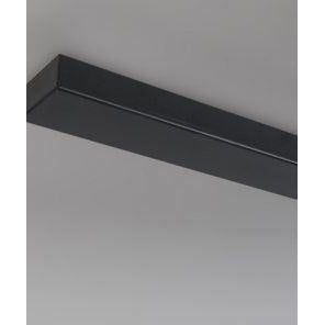 Plafondbalk 1500x150x25mm poeder zwart zonder gaten-EXPO TRADING (verlichting)-Bouwhof shop (6791374733488)