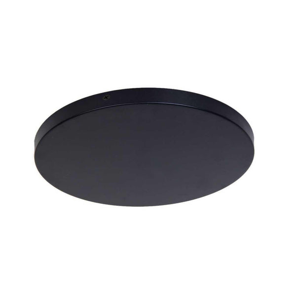Plafondkap / plafondplaat rond met kruis beugel kleur mat zwart dia.50Cm zonder gaten-EXPO TRADING (verlichting)-Bouwhof shop (6791373815984)