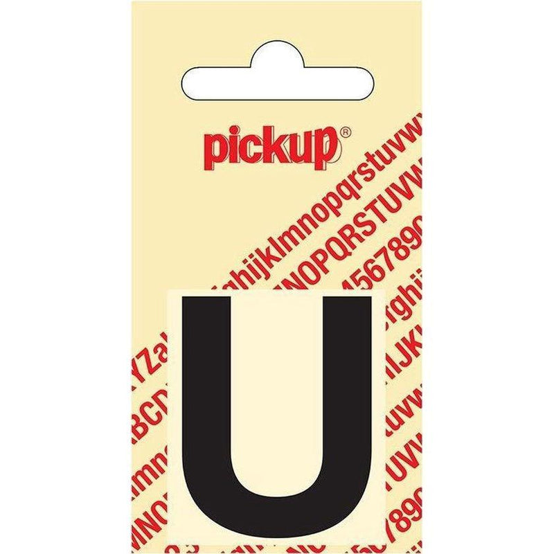 Plakletter Helvetica 40 mm. zwart U-PICKUP STICKERS [BO]-Bouwhof shop (6690973483184)