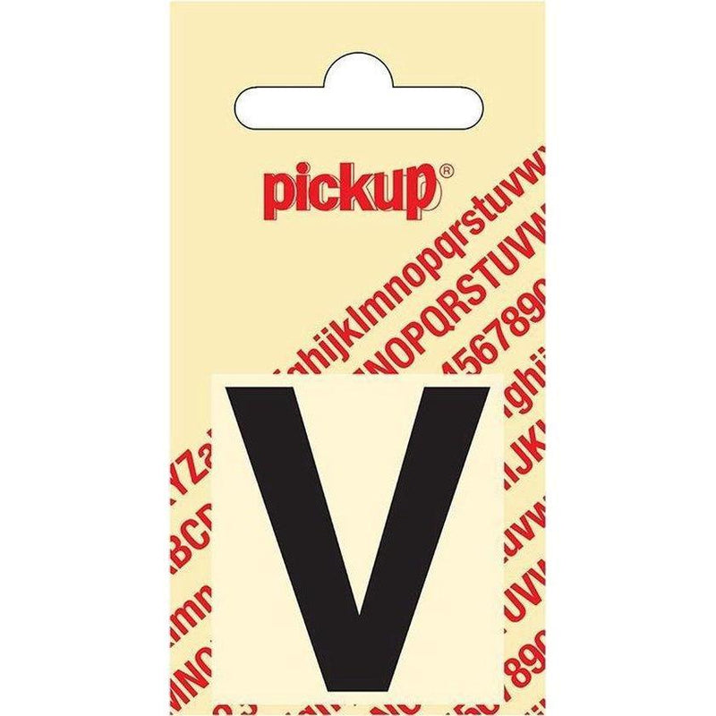 Plakletter Helvetica 40 mm. zwart V-PICKUP STICKERS [BO]-Bouwhof shop (6690973548720)