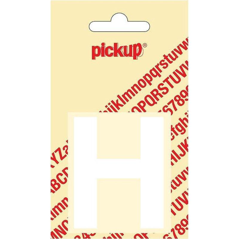 Plakletter Helvetica 60 mm. wit H-PICKUP STICKERS [BO]-Bouwhof shop (6690975744176)