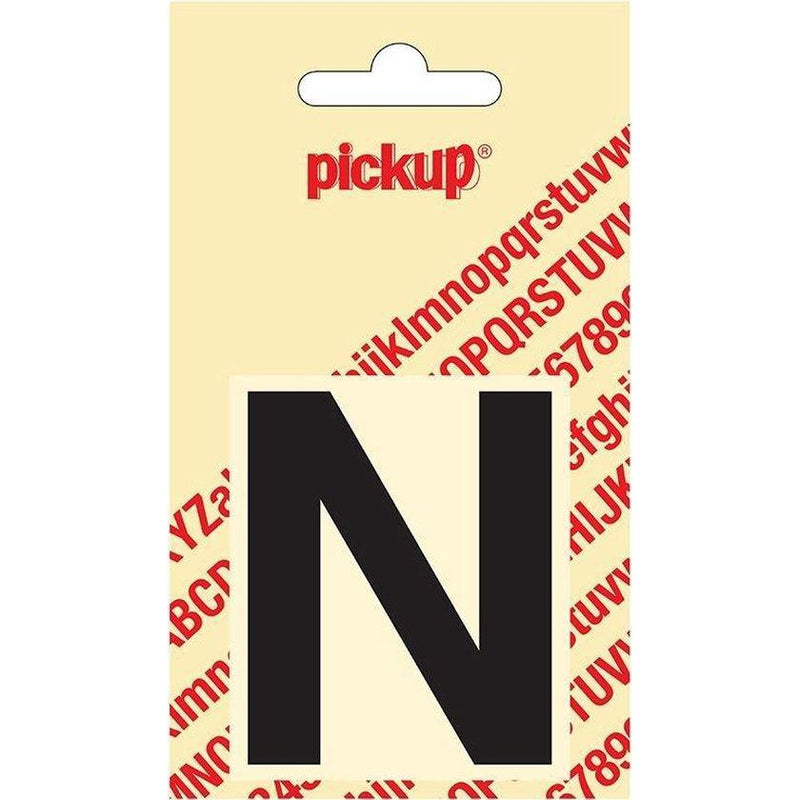 Plakletter Helvetica 60 mm. zwart N-PICKUP STICKERS [BO]-Bouwhof shop (6690974924976)