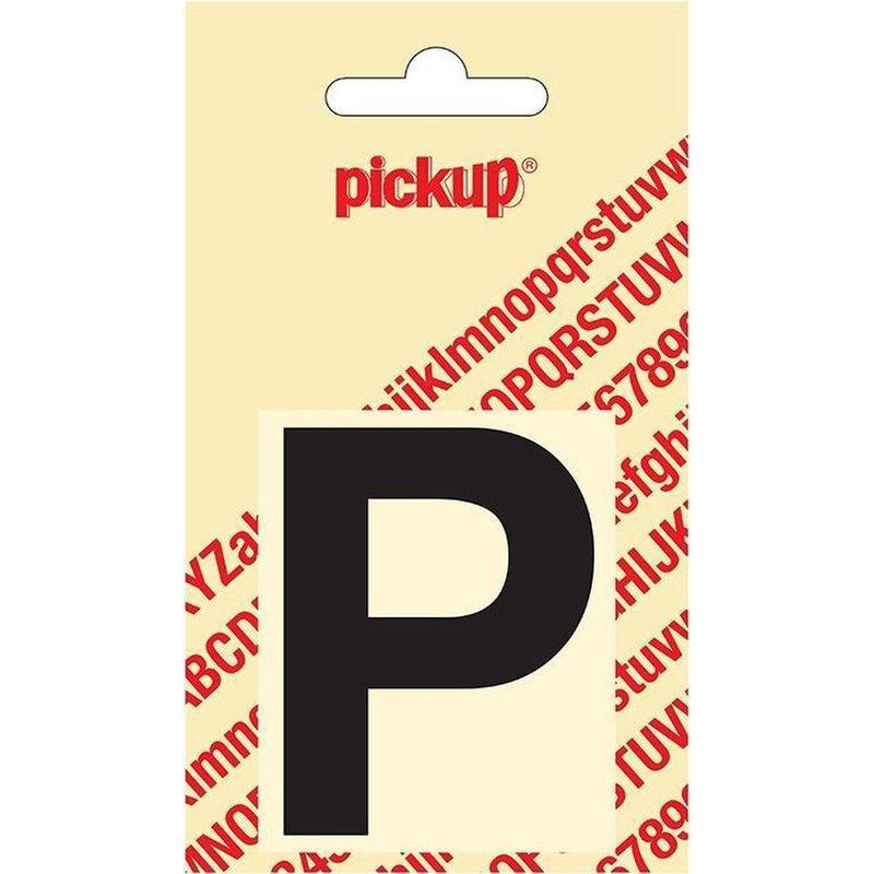 Plakletter Helvetica 60 mm. zwart P-PICKUP STICKERS [BO]-Bouwhof shop (6690975023280)