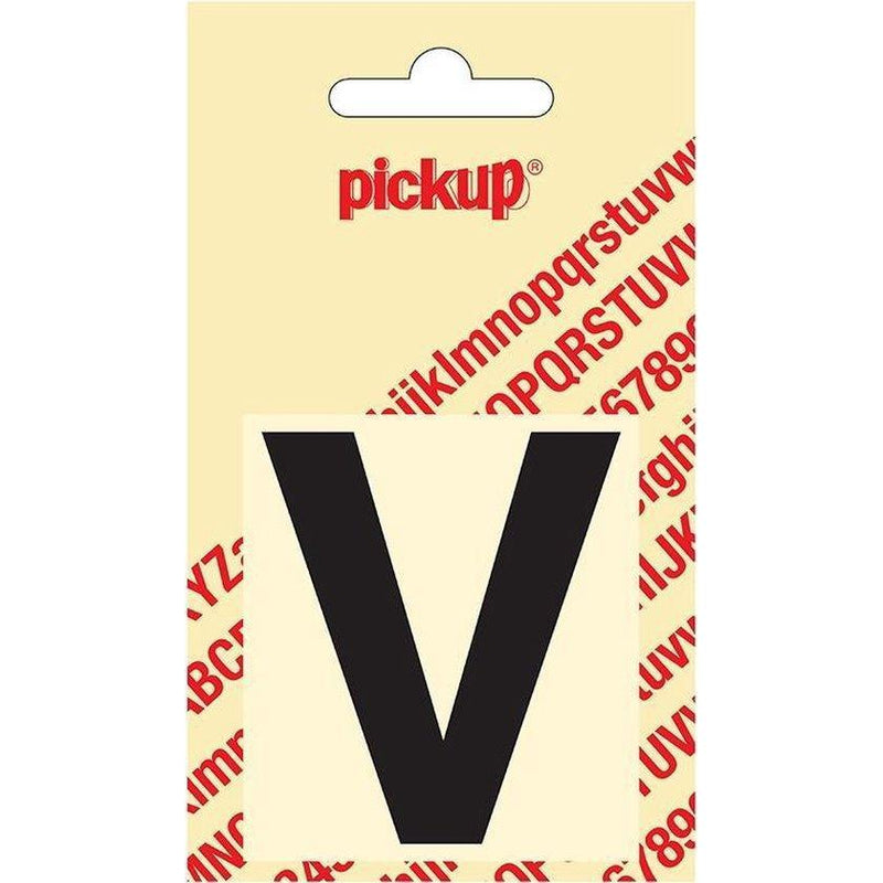 Plakletter Helvetica 60 mm. zwart V-PICKUP STICKERS [BO]-Bouwhof shop (6690975219888)