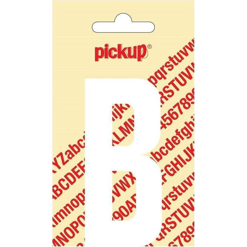 Plakletter Nobel 120mm wit B-PICKUP STICKERS [BO]-Bouwhof shop (6690979315888)