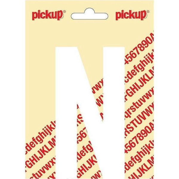 Plakletter Nobel 120mm wit N-PICKUP STICKERS [BO]-Bouwhof shop (6690979840176)