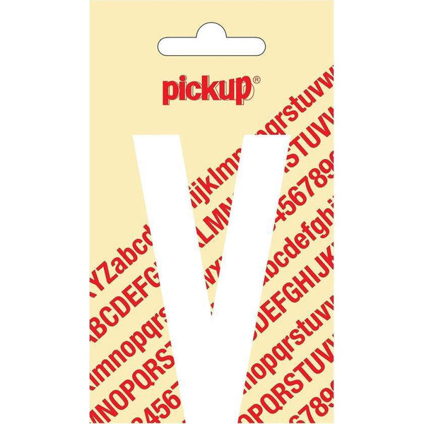 Plakletter Nobel 120mm wit V-PICKUP STICKERS [BO]-Bouwhof shop (6690980266160)