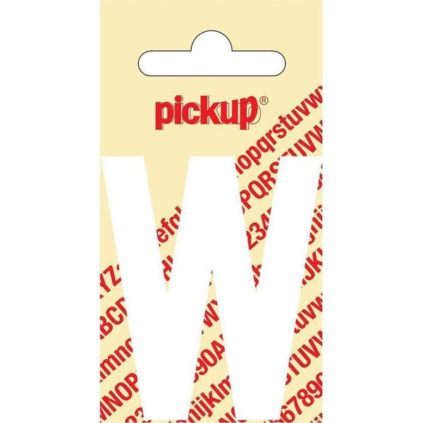 Plakletter Nobel 120mm wit W-PICKUP STICKERS [BO]-Bouwhof shop (6690980298928)