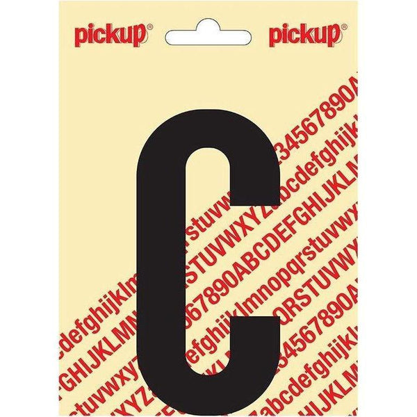 Plakletter Nobel 120mm zwart C-PICKUP STICKERS [BO]-Bouwhof shop (6690978660528)