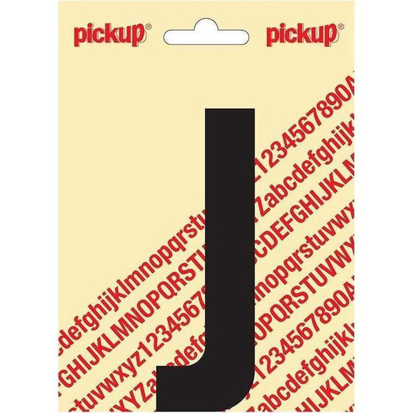 Plakletter Nobel 120mm zwart J-PICKUP STICKERS [BO]-Bouwhof shop (6690978791600)