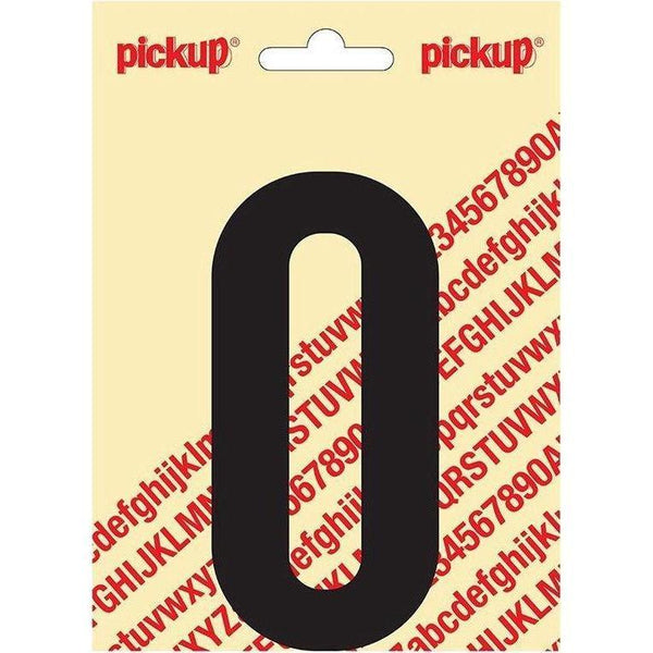 Plakletter Nobel 120mm zwart O-PICKUP STICKERS [BO]-Bouwhof shop (6690978955440)