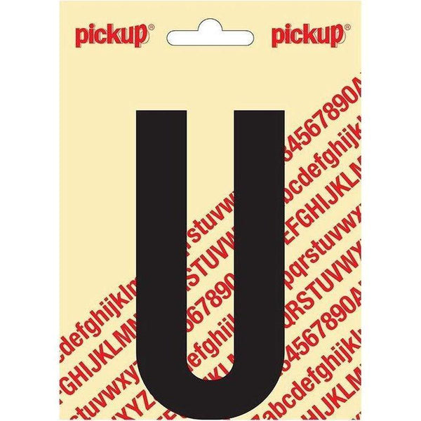 Plakletter Nobel 120mm zwart U-PICKUP STICKERS [BO]-Bouwhof shop (6690979119280)