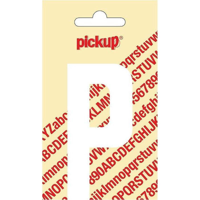 Plakletter Nobel 90 mm. wit P-PICKUP STICKERS [BO]-Bouwhof shop (6690978037936)