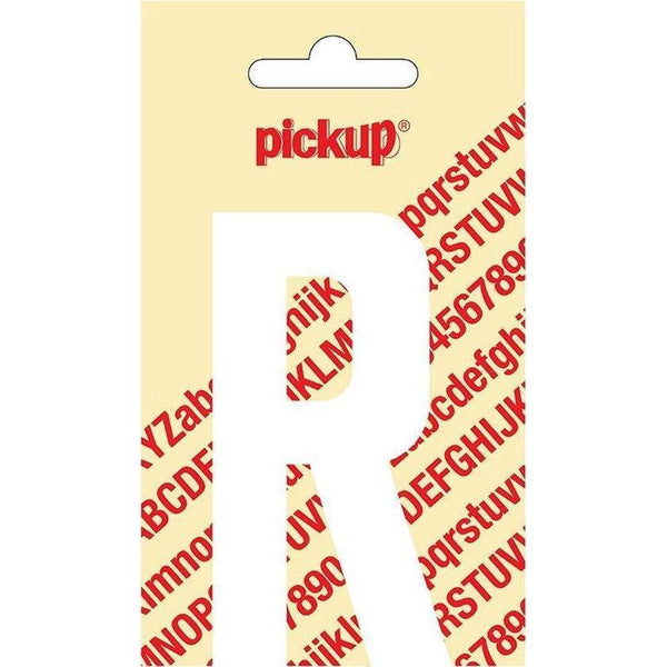 Plakletter Nobel 90 mm. wit R-PICKUP STICKERS [BO]-Bouwhof shop (6690978169008)