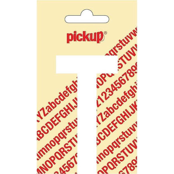 Plakletter Nobel 90 mm. wit T-PICKUP STICKERS [BO]-Bouwhof shop (6690978234544)