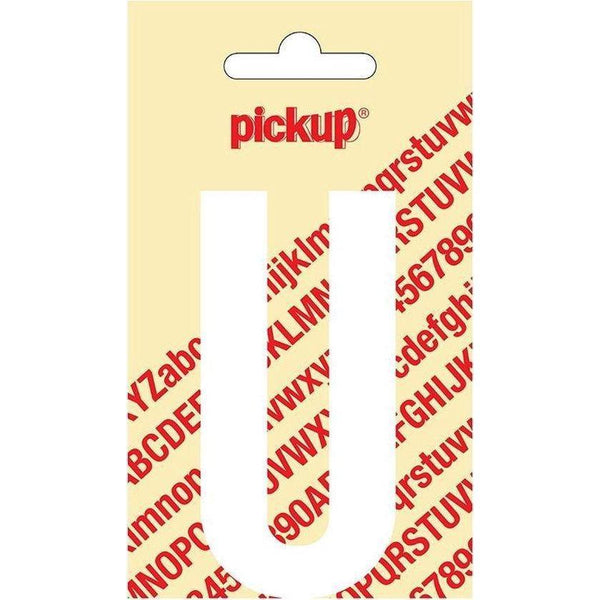 Plakletter Nobel 90 mm. wit U-PICKUP STICKERS [BO]-Bouwhof shop (6690978267312)