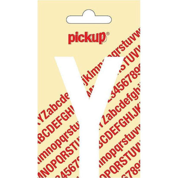 Plakletter Nobel 90 mm. wit Y-PICKUP STICKERS [BO]-Bouwhof shop (6690978463920)