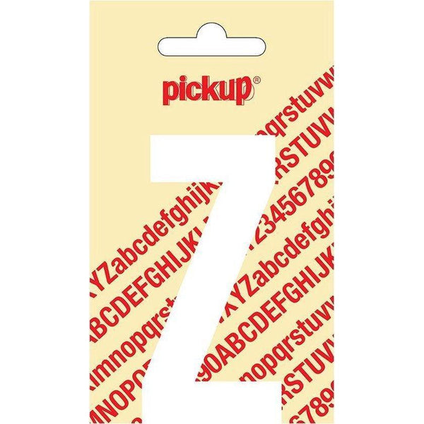 Plakletter Nobel 90 mm. wit Z-PICKUP STICKERS [BO]-Bouwhof shop (6690978496688)