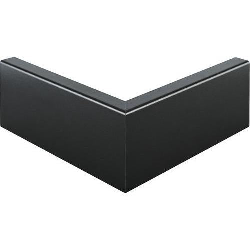 PLINTHOEK ZWART CLASSIC ROBUUST BUITENHOEK 18X75 MM.-MAC LEAN PRODUCTS BV-Bouwhof shop (6149562564784)