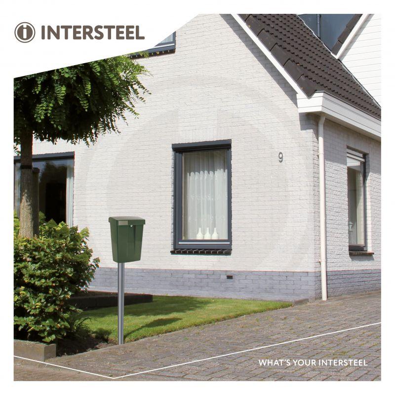 Postkast summus kunststof met slot (2 sleutels) groen ral 6009-VAN LEEUWEN INT. | INTERSTEEL [BO]-Bouwhof shop (6154566828208)